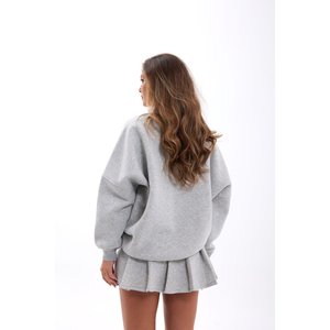 สไตล์ลำลอง 7239 ผ้าถักสีเทา คุณสมบัติระบายอากาศได้ดี - Product Image 4