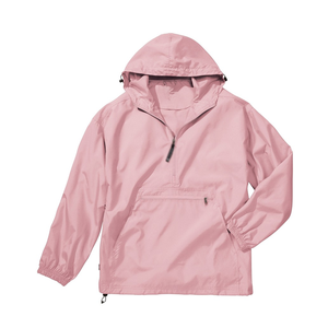 Custom Labeled Woven Front Pattern Breathable Hooded <b>Pullover</b> Windbreaker <b>Jackets</b> for Winter with Custom Printing Option - Product Image 1