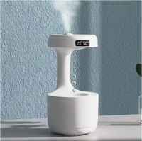 Humidificateur d'air classique à ultrasons, humidificateur anti-gravité en forme de goutte de pluie, humidificateurs Dreo pour chambre à coucher, diffuseur d'arômes