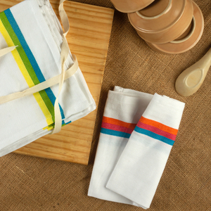 100% coton hareng os serviette pour maison plage cuisine enfant Restaurant couleur Turquoise tissé durable lin microfibre - Product Image 1