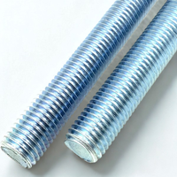 M6-M22 Metric 1000mm Fully Threaded Rods & Studs Black Zinc Plated Stainless Steel DIN 975 OEM THV