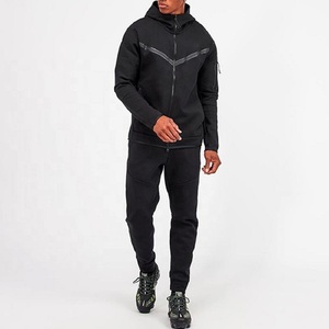 Survêtement en Polyester avec fermeture éclair complète pour homme, vêtement de Sport - Product Image 2