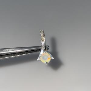 Pendentif en zircon éthiopien, alliage plaqué argent, fait à la main, bijoux vintage, certifié par un tiers, breloques de fête chrétienne - Product Image 2