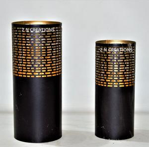 Bougeoirs votifs en tôle de fer indien moderne faits à la main support de photophore à impression personnalisée événement à domicile décoration de mariage modèle de Logo - Product Image 6