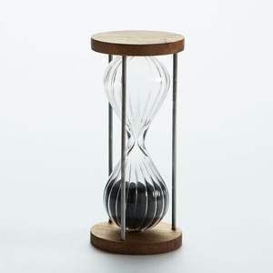 Reloj de Arena Clásico de Madera, Juego de Relojes de Arena Tradicionales, Adorno Decorativo para Mesa de Estudio, Decoración del Hogar, Elegante - Product Image 4