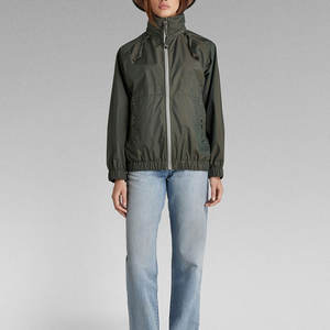 เสื้อกันลมผ้าแคนวาสสำหรับผู้หญิงเสื้อแจ็กเก็ตกันหนาวคอตั้งผ้าไนลอนซับในแขนยาวดีไซน์แบบลำลองสำหรับฤดูใบไม้ร่วงและฤดูหนาว2025ออกแบบได้ตามต้องการ - Product Image 4