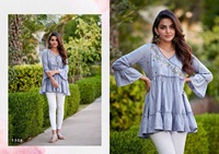 Kurtis courts en rayonne lourde en gros avec motifs et imprimés