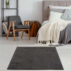 Ensemble de tapis Myshaggy en gris foncé uni, 60 x 110 cm - Product Image 6
