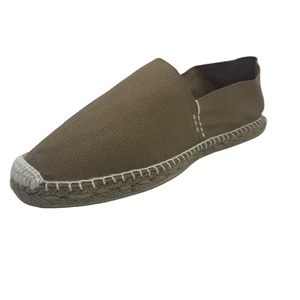 2023 espadrilles traditionnelles d'été avec semelle intérieure en jute Top vendeur indien en gros semelle extérieure en caoutchouc de toile à bas quantité minimale de commande - Product Image 1