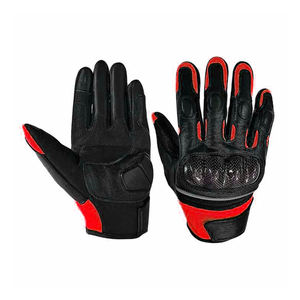 Guantes de motocicleta con pantalla táctil de cuero de oveja de alta calidad, impermeables, antideslizantes, para ciclismo, seguridad al aire libre - Product Image 2