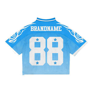 เสื้อฟุตบอลอเมริกัน 7V7 ผ้าโพลีเอสเตอร์ 100% คุณภาพสูง พิมพ์ลาย โลโก้สั่งทำได้ ระบายเหงื่อ แห้งเร็ว ใส่สบายสำหรับฤดูร้อน มีไซส์ใหญ่ - Product Image 2