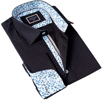 Herren Luxus Dining Double French Cuff Dress Shirt mit Manschetten knöpfen Fertig auf Lager Schnelle Lieferung agile Lieferketten
