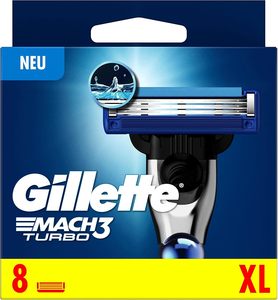 Gillette Mach3 Turbo Cuchillas de Recarga para Hombre, 3 Cuchillas de Recarga, 8 Cuchillas de Recarga, Cuchillas de Hierro Fuerte - Product Image 2