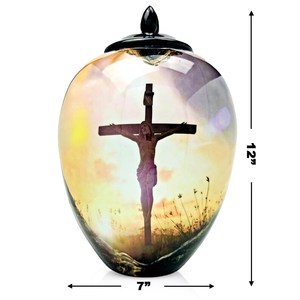 La última urna de redención Cristo resurrección para las cenizas El AMOR DE LA CRUZ Jesús en la urna de la Cruz - Product Image 6