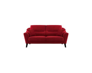 โซฟาผ้าสีแดงดีไซน์อิตาลีสมัยใหม่ ขาโลหะกันคราบ 3 ที่นั่ง - Product Image 1