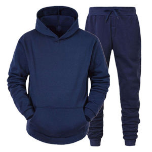 Ropa deportiva transpirable de dos piezas para hombre de alta calidad, cómodo conjunto de gimnasio para correr con capucha, ropa de entrenamiento elegante, Parte delantera informal de invierno - Product Image 4