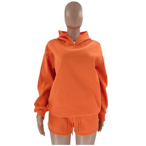 ชุดวอร์มผ้าฝ้ายผ้าฟลีซสำหรับผู้หญิงชุดวอร์มสีชมพูชุดวอร์มกางเกงใส่ได้ทั้งชายและหญิง - Product Image 6