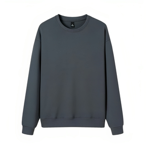 Nueva sudadera unisex de alta calidad, personalizada, lisa, con cuello redondo, bordado, impresión de logotipo, 100% algodón. - Product Image 5