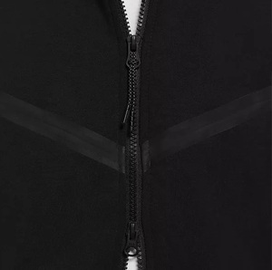 Super Quality Hot Sell Heavyweight Jogger Custom Logo Men's Zippers Pockets Sports Wear <b>Hoodies</b> for Men Custom <b>Black</b> Dyed - Product Image 4