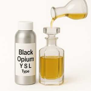 Huile de parfum concentrée de haute qualité Black Opium Y S L type 250 grammes, parfum unisexe longue durée pour un usage quotidien - Product Image 1