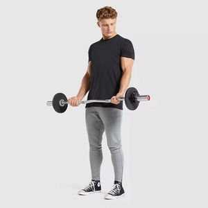 OEM personalizado hombres pantalones de chándal Streetwear pantalones de chándal Logo ajustado deportes Joggers Casual media cintura cordón gimnasio entrenamientos - Product Image 6