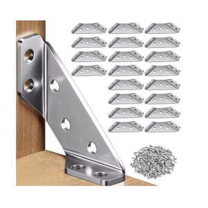 Gancho de estante de esquina multiusos moderno Soporte de acero Fácil instalación para cocina Baño Gabinetes de hotel Vidrio compuesto Metal - Product Image 4