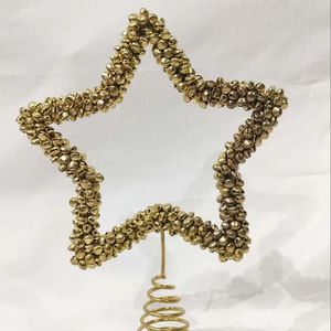 Base para Árbol de Navidad Radiante - Decoración Festiva con Estrella Brillante - Vidrio y Metal de Alta Calidad, Color y Logotipo Personalizables, Hecho a Mano - Product Image 1