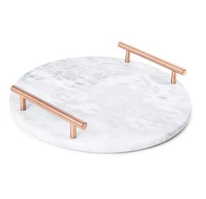 Bandeja de mármol decorativa única Almacenamiento de alimentos de lujo Premium Hogar y hotel Decorativo al por mayor. - Product Image 3