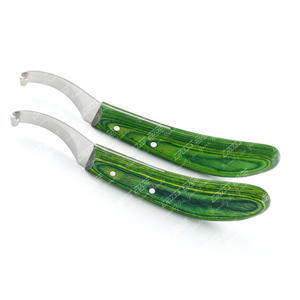 New Arrival Farrier Tools Stainless Steel Horse Grooming Hoof Cutter Wood Handle Hooof Knife <b>for</b> Horse <b>Shoe</b> Care Reusable Sharpe - Product Image 3