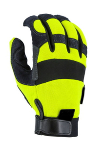 Guantes de montar con revestimiento de látex de arena de protección de invierno con refuerzo de entrepierna de pulgar para trabajos de construcción y uso seguro - Product Image 4