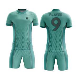 Uniforme de Fútbol Profesional para Venta en Línea, Logotipo Personalizado, Transpirable, 100% Poliéster, Ligero y Ecológico - Product Image 1