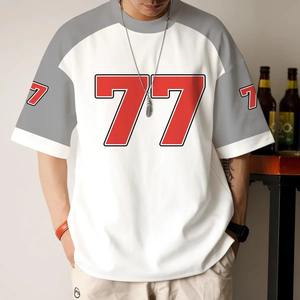Camisetas de Hockey para Hombre, Estampado 3D con Parches, Manga Corta, Tela de Franela, Secado Rápido, Estilo Hip Hop Urbano, Talla Grande - Product Image 3