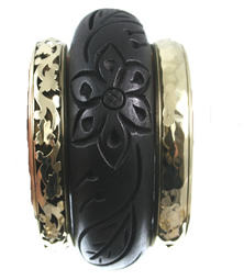 Pulseras de Moda, Brazaletes de Latón de Estilo Clásico Natural, Colección de Brazaletes - Product Image 5