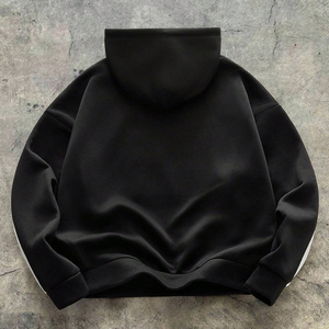 Sweat à capuche décontracté à manches longues en tricot pour hommes, impression et broderie personnalisées disponibles, sweat-shirt à capuche confortable pour tous les jours - Product Image 2