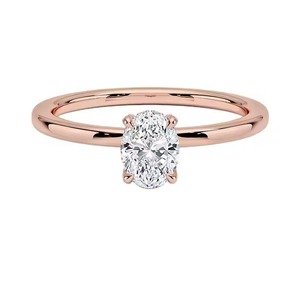 Ensemble de bagues en diamant plaqué or jaune en argent Sterling S925 VVS ovale à la mode bague de mariage Moissanite de luxe légère pour les femmes - Product Image 4