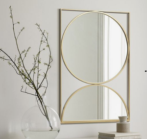 Miroir mural de luxe fait à la main Design unique Miroir décoratif en métal avec bordure plaquée argent directement de l'Inde - Product Image 4