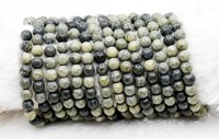 Cuentas Redondas de Seraphinite AAA de 8MM, Calidad Genuina, Modelo RB-SERA-8 de Anshul Impex para la Fabricación de Pulseras