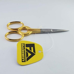 Acier inoxydable Vintage Broderie Pointu Français Ciseaux Demi Or Produits De Haute Qualité - Product Image 4