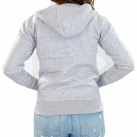 Sudadera con Capucha de Forro Polar para Mujer, Tallas Grandes, Color Sólido, para Primavera/Otoño/Invierno/Verano, Estilo Casual Urbano, Ecológica