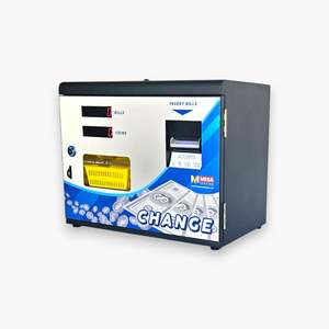 MEGA VENDING MV-101AB Cambiador de Monedas/Fichas a Billetes, Montaje en Pared/Mesa, 110/230V AC para Uso en Arcade - Product Image 4