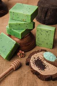 Barra de jabón corporal de té verde Matcha de la mejor calidad, jabón antibacteriano facial e hidratante, producto agrícola de Vietnam - Product Image 4