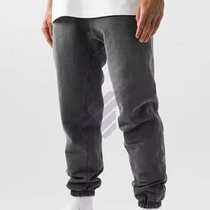 Latest Design <b>Men's</b> Casual Acid Wash <b>Trousers</b> High Quality Lightweight <b>Elastic</b> Waist Pants - Product Image 3