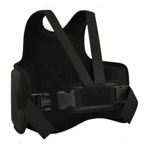 Protection de Poitrine en Cuir et Caoutchouc Premium pour les Arts Martiaux, la Boxe et les Entraînements de Fitness - Protection Corporelle Confortable et Respirante - Product Image 4