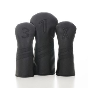 Couvre-chef de club de parcours de golf pour hommes Couvre-chef facile à enfiler Cuir PU Rembourré Intérieur Doublure douce Cou extensible pour un retrait pratique - Product Image 6