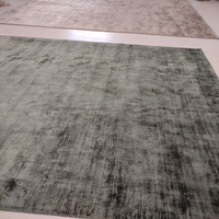 Hot Selling Hand webstuhl Geknotete glänzende Kunst Seide Anti-Rutsch-Wohnzimmer Hotel Sofa Teppich Teppich Läufer Geknotete Rückseite