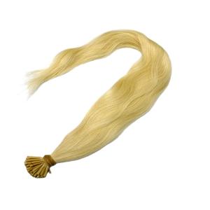 Extensiones de cabello humano puro de color Natural de Punta I de grado orgánico virgen indio de vendedores - Product Image 1