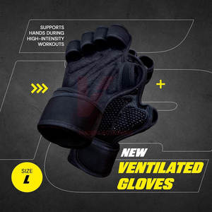 Guantes de entrenamiento acolchados 3MM Gel sin dedos levantamiento de pesas agarre gimnasio guantes mujeres ejercicio colgante levantamiento de pesas ciclismo Pull Ups - Product Image 3