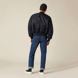 Professional High Quality WAGSAM SPORTS Worsted Fabric <b>Men</b> Stand Collar High Street Style Winter Wear Bomber <b>Jacket</b> - Product Image 5