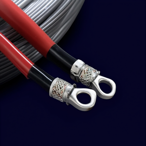 Câble d'alimentation pour onduleur 4/0 AWG de 1,5 m, noir, avec 2 cosses, en cuivre pur toronné - Product Image 3