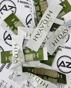 Etiquetas de ropa tejidas de satén y Damasco | Etiquetas de diseño personalizado | Etiqueta textil con logotipo de marca mejor de Pakistán - Product Image 3